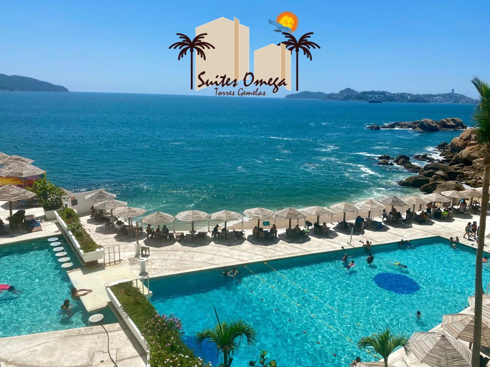 Suites Omega Torres Gemelas Acapulco Exterior foto